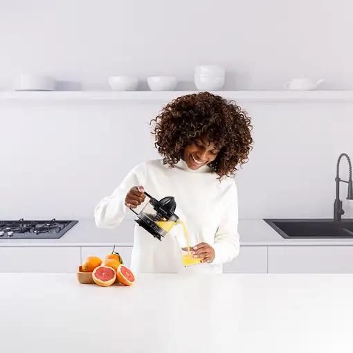 Taurus TC-350 Exprimidor eléctrico con brazo 25 W Negro, Transparente