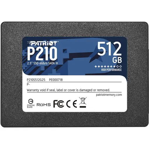 Patriot Memory P210 512 GB 2.5" Serial ATA III