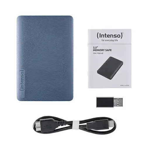 Intenso Disco duro externo Memory Safe 1 TB, azul