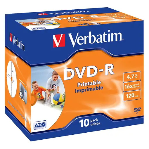 Verbatim 43521 DVD en blanco 4,7 GB DVD-R 10 pieza(s)