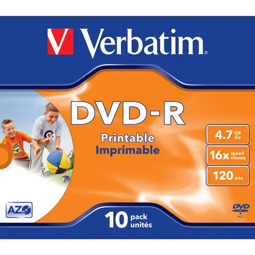 Verbatim 43521 DVD en blanco 4,7 GB DVD-R 10 pieza(s)