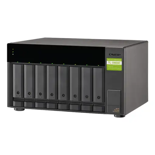 QNAP TL-D800C caja para disco duro externo Carcasa de disco duro/SSD Negro, Gris 2