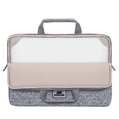 Rivacase 7913 33,8 cm (13.3") Funda Negro, Gris