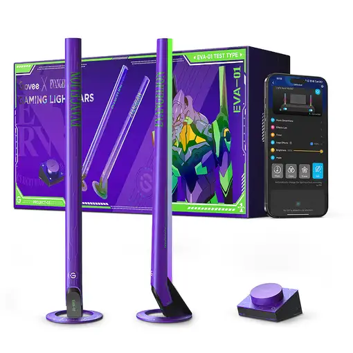 Govee Smart Gaming Light Bars Luz de pared inteligente Wi-Fi/Bluetooth 24 W