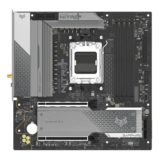 Sapphire NITRO+ B850M WIFI AMD B850 Zócalo AM5 micro ATX