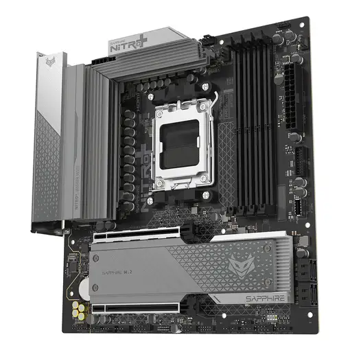 Sapphire NITRO+ B850M WIFI AMD B850 Zócalo AM5 micro ATX