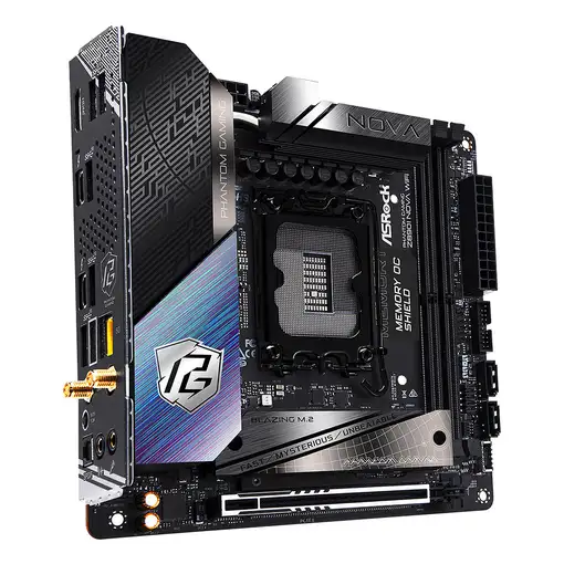 Asrock Phantom Gaming Z890I Nova WiFi Intel Z890 LGA 1851 (Socket V1) mini ITX