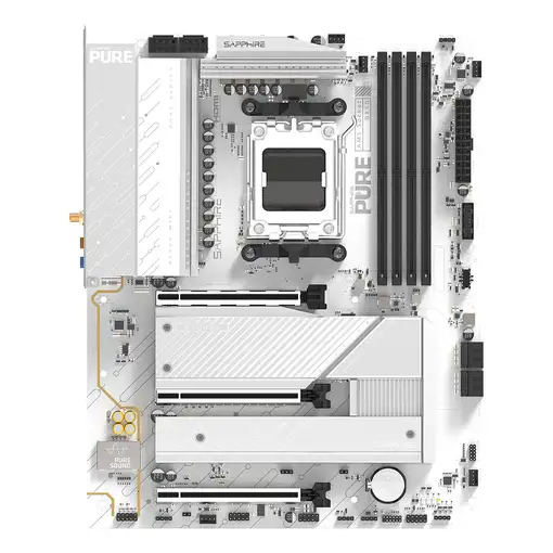 Sapphire PURE B850A WIFI 7 AMD B850 Zócalo AM5 ATX Sapphire PURE B850A WIFI 7 AMD B850 Zócalo AM5 ATX