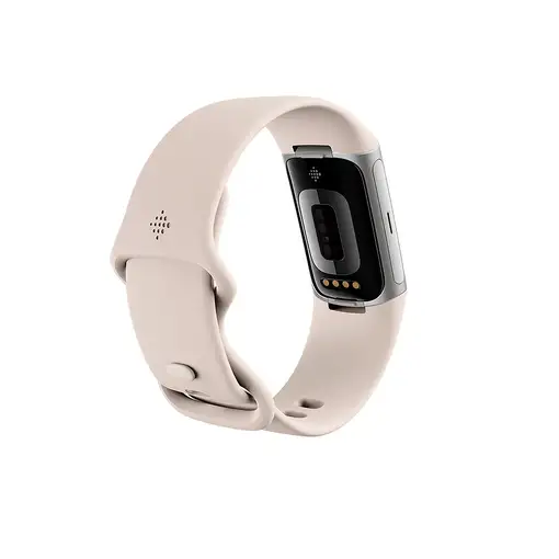Fitbit Charge 6 AMOLED Pulsera de actividad Beige, Plata