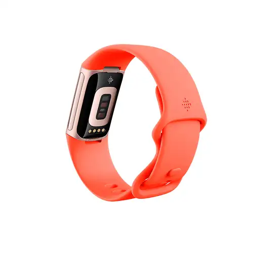 Fitbit Charge 6 AMOLED Pulsera de actividad Coral, Oro