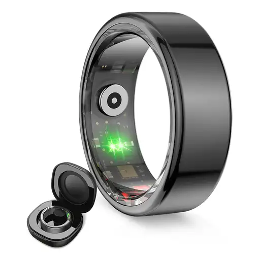 Ksix Anillo inteligente Saturn, Talla L, Aut. 3 días, Actividad y Salud