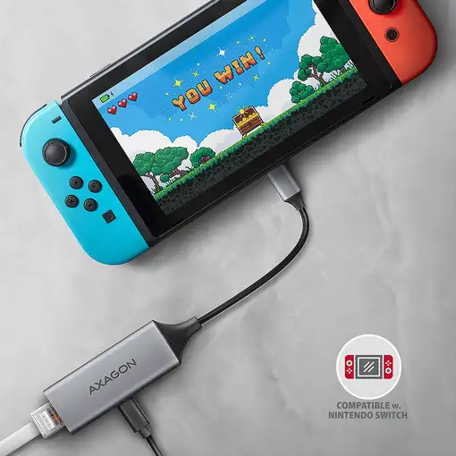 Axagon ADE-TXPD adaptador y tarjeta de red Ethernet 1000 Mbit/s