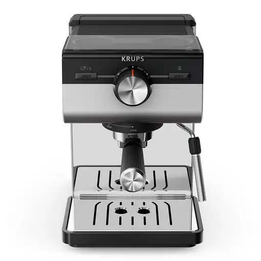 Cafeteras express Semi-automática Negro 2 L 2 cups XP384E10 KRUPS