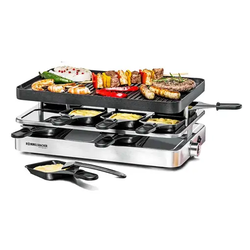 Rommelsbacher RC 1400 parrilla de interior 8 personas(s) 1200 W Acero inoxidable Rommelsbacher RC 1400 parrilla de interior 8 personas(s) 1200 W Acero inoxidable