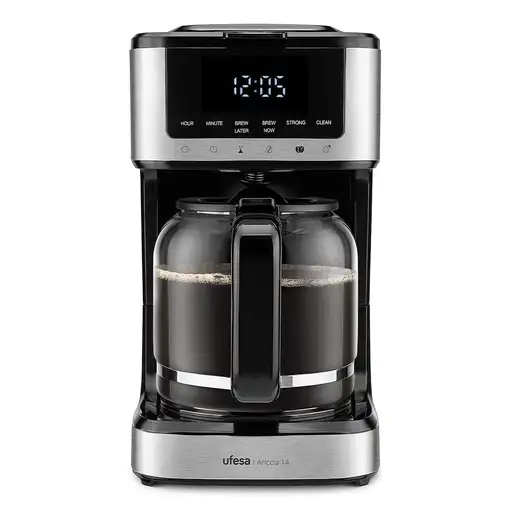 Cafeteras goteo Semi-automática Negro 1.8 L 14 cups 71606101 UFESA Cafeteras goteo Semi-automática Negro 1.8 L 14 cups 71606101 UFESA