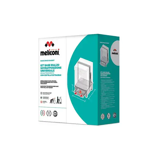 Meliconi Base Space Basket pieza y accesorio de lavadoras Kit de superposición 1 p