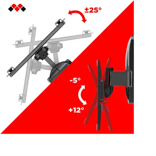 Meliconi SLIMSTYLE PLUS 200 ST 114,3 cm (45") Negro