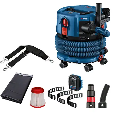 Bosch GAS 18V-12 MC Professional 12 L Aspiradora cilíndrica Seca y húmeda