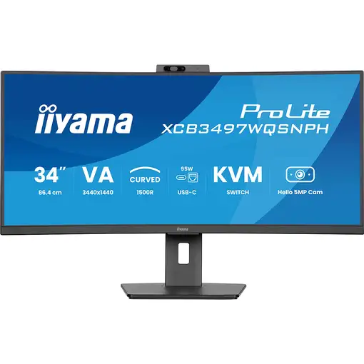 iiyama ProLite XCB3497WQSNPH-B1 pantalla para PC 86,4 cm (34'') 3440 x 1440 Pixeles