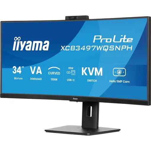 iiyama ProLite XCB3497WQSNPH-B1 pantalla para PC 86,4 cm (34'') 3440 x 1440 Pixeles