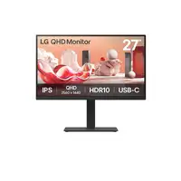 LG 27BA75QB-B.AEU pantalla para PC 68,6 cm (27") 2560 x 1440 Pixeles Wide Quad HD