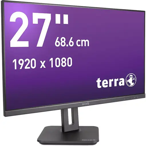 TERRA 3030239 pantalla para PC 68,6 cm (27") 1920 x 1080 Pixeles Full HD LCD Negro