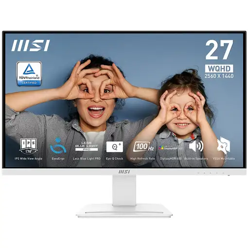 MSI Pro MP273QW E2 pantalla para PC 68,6 cm (27") 2560 x 1440 Pixeles Wide Quad HD
