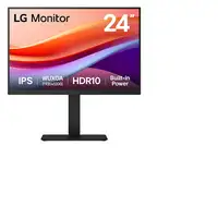 LG 24BA55W-B pantalla para PC 61 cm (24") 1920 x 1200 Pixeles WUXGA Negro