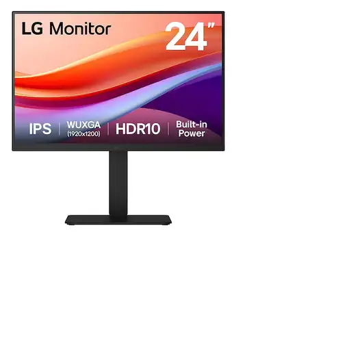 LG 24BA55W-B pantalla para PC 61 cm (24") 1920 x 1200 Pixeles WUXGA Negro LG 24BA55W-B pantalla para PC 61 cm (24") 1920 x 1200 Pixeles WUXGA Negro