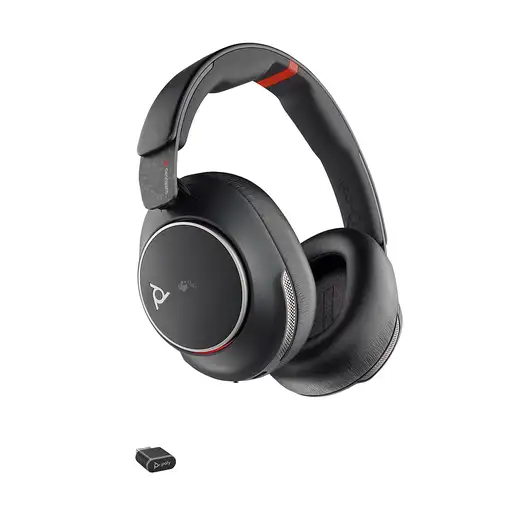 HP Poly Auriculares Poly Voyager Surround 85 UC USB-C con certificación Microsoft