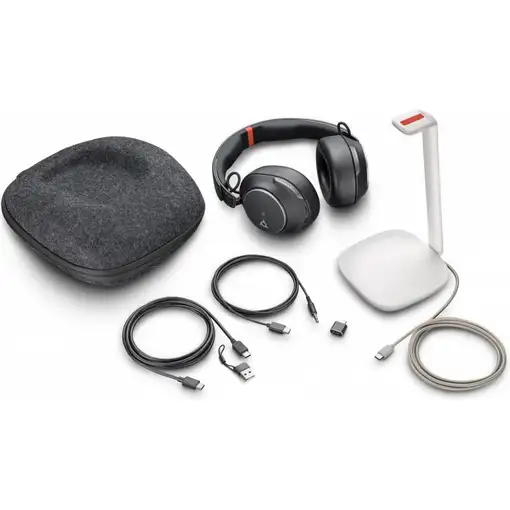 HP Poly Auriculares Poly Voyager Surround 85 UC USB-C con certificación Microsoft