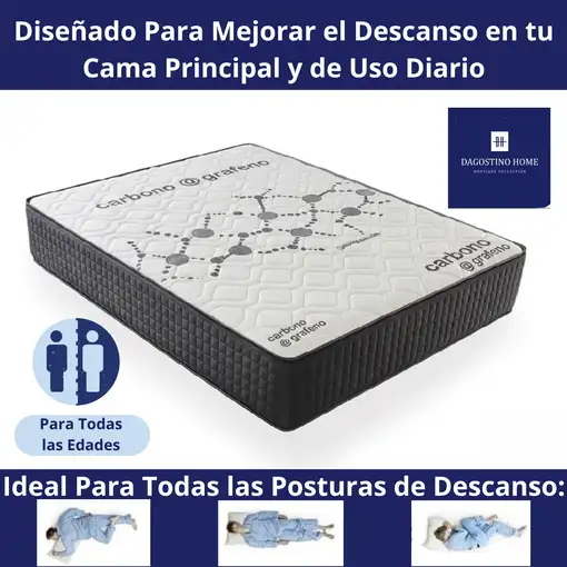 Colchón 135x190 ANATÓMICO PREMIUM Visco | Alto 30cm | Firmeza Alta