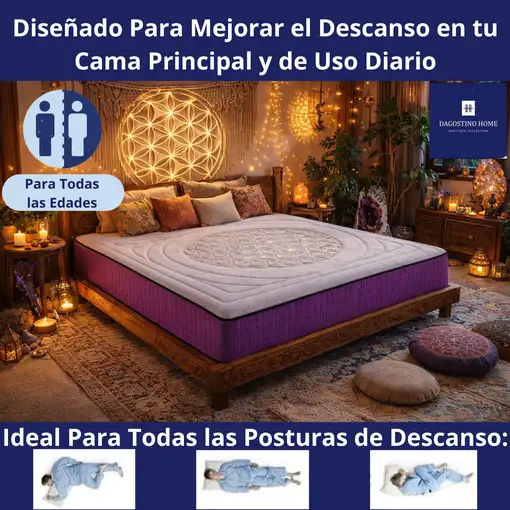 Colchón 150x190 ANATÓMICO PREMIUM Visco | Alto 30cm | Firmeza Alta