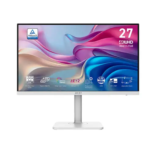 MSI Modern MD272UPHW pantalla PC 68,6 cm (27") 3840 x 2160 Pixeles 4K Ultra HD MSI Modern MD272UPHW pantalla PC 68,6 cm (27") 3840 x 2160 Pixeles 4K Ultra HD