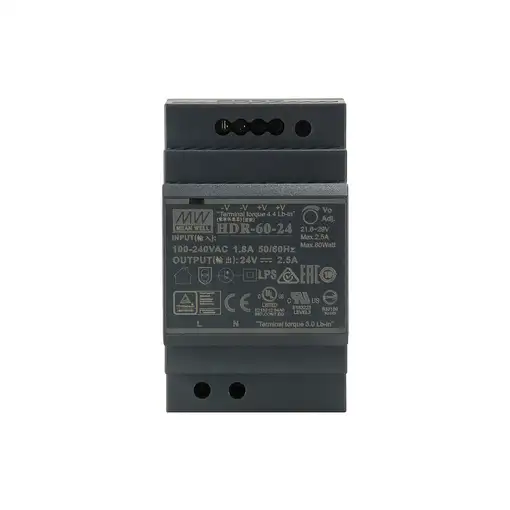 LevelOne POW-2421 unidad de fuente de alimentación 60 W Negro