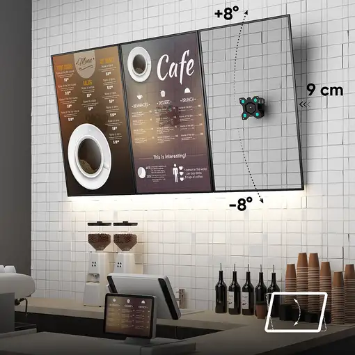 ONKRON R3-B soporte para TV 88,9 cm (35") Negro