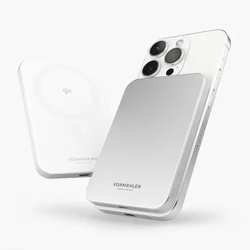 Vonmählen Evergreen Mag 5000 mAh Cargador inalámbrico Blanco