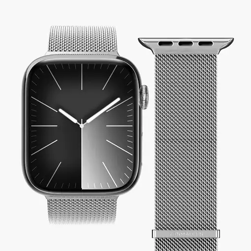 Vonmählen Milanese Loop 2 Correa Plata Acero inoxidable