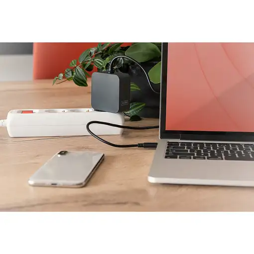 Digitus Cargador USB-C para ordenador portátil, 65W