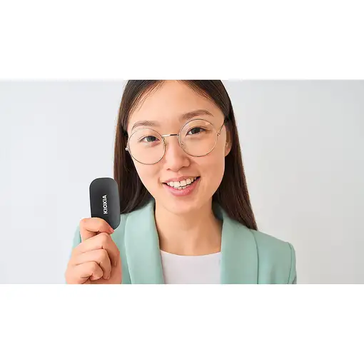 Kioxia Exceria Plus G2 1 TB USB Tipo C 3.2 Gen 2 (3.1 Gen 2) Negro