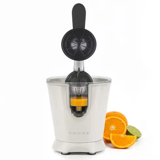 Exprimidor eléctrico ZEST8, Vertedor antigoteo, Apto para lavavajillas, Beige