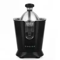 Exprimidor eléctrico ZEST9, Vertedor antigoteo, Apto para lavavajillas, Negro