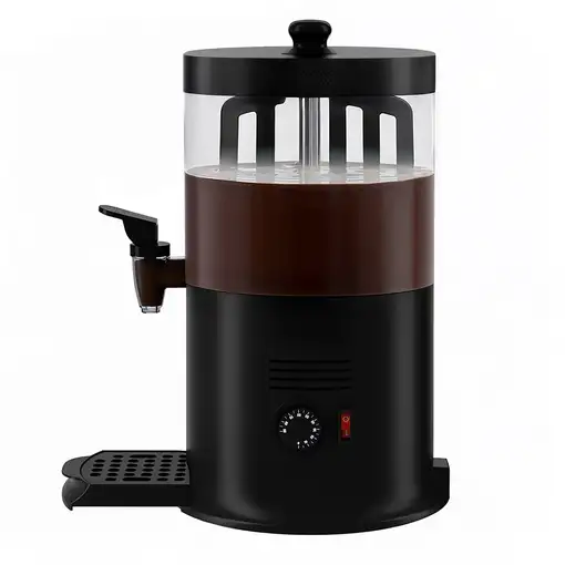 H.Koenig SHK900 Dispensador Chocolate Caliente 6L Negro 1200W Gran Capacidad