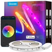 Govee RGBIC Wi-Fi + Bluetooth LED Strip Lights With Protective Coating Tira de luz