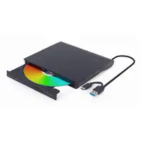 Gembird DVD-USB-031 unidad de disco óptico Interno DVD±RW Negro
