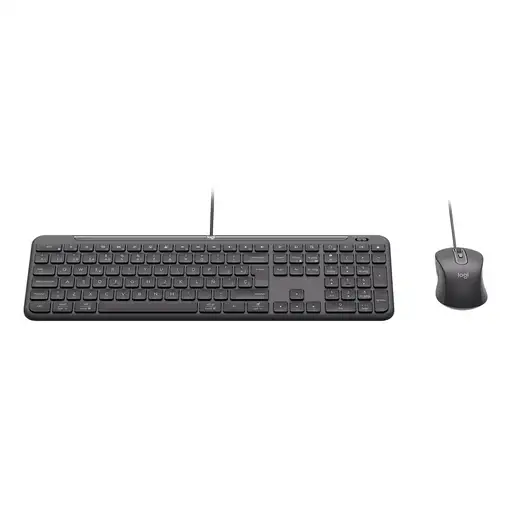 Logitech 920-013345 teclado Ratón incluido Hogar / Oficina USB QWERTY Español