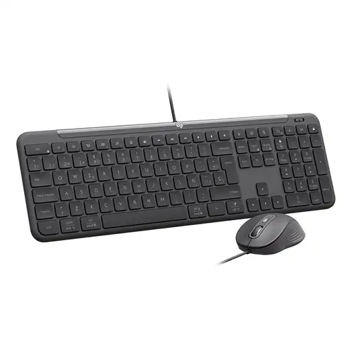 Logitech 920-013345 teclado Ratón incluido Hogar / Oficina USB QWERTY Español
