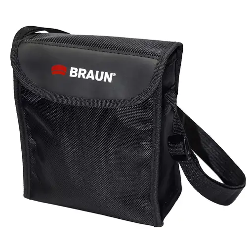 Braun Compagno 10 x 50 WP binocular BAK-4 Roof Negro