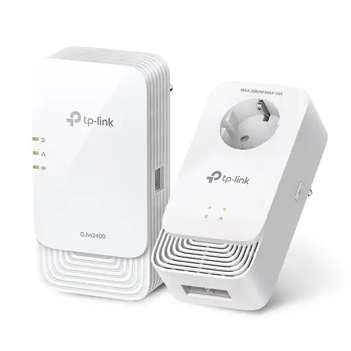 TP-Link PGW2440 KIT adaptador de red PowerLine 1428 Mbit/s Ethernet Wifi Blanco