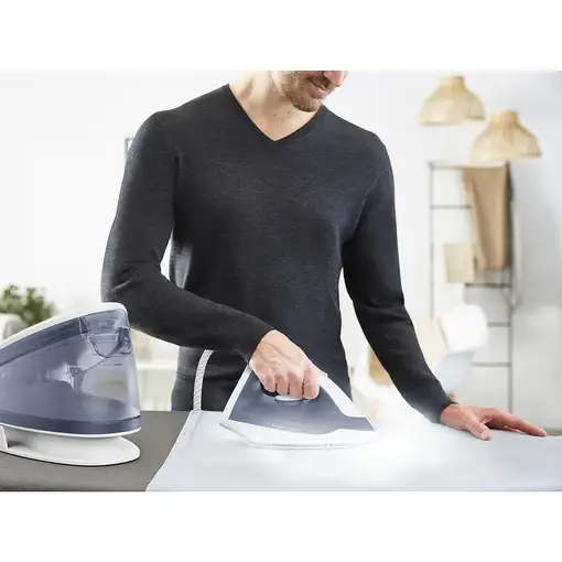 Tefal Express Optimal SV4110 2200 W 1,2 L Ceramic Express Glide Azul, Blanco